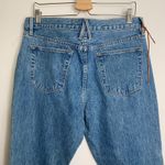 SLVRLAKE Hero High Waist Raw Hem Slim Straight Leg Jeans Womens 32 Blue Photo 8