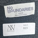 No Boundaries #823  Women's Medium Button-Front Floral Cardigan, Black Photo 7