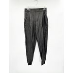 Spanx  Leather-Like Black Faux Leather Pull-On Jogger Pants Size S Photo 1