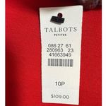 Talbots NWT  Classic Red Knit‎ Sheath Dress Size 10P Career Office Work Old Money Photo 3