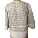 Lafayette 148 New York White
Perforated Leather Jacket P 0/2 White Size 0P Photo 2