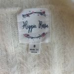 Hippie Rose  S Cozy White Pocketed Cardigan Sweater Photo 8