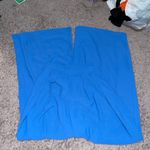 Stylive Wide Leg Trouser Pants Women Medium Pleated High Waisted Boho Festival Blue Photo 9