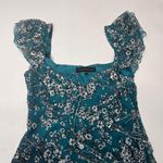 House of Harlow 1960 x REVOLVE Viana Maxi Dress in Teal Floral Multi Blue Photo 8