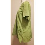 Scrubstar  Shirt Women Large Ultimate Scrub Top Green Front Pockets Badge Loop Photo 3