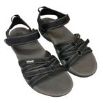 Teva  Women's Black Sport Sandals Straps Outdoor Vacation Comfort Walking 8.5 Photo 0