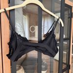 SKIMS  fits everybody lace bralette bra onyx vneck triangle adjustable straps L Photo 2