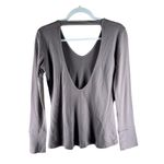 Satva  Womens Tops Size M Long Sleeve Back Cutout Layered‎ Photo 1