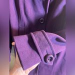 Pendleton  Wool Women's Deep Purple Pea Coat 8 Photo 6