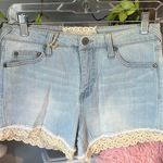 Altar'd State Romantic Denim Jean Shorts Womens 26/3 New Photo 0