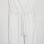 Anthropologie Sundays White Strapless Knit Jumpsuit Size Medium White Jumpsuit Photo 4