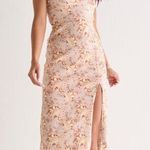 Trixxi Francesca’s NEW Brooke Floral Bow Back Midi Dress Style 26EA17VJYI Small Photo 0