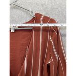 Amuse Society  Women's Dress Flared Cutout Front Striped Long Sleeve Size Small Photo 12