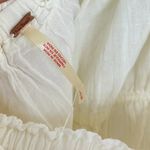 Free People  Taking Sides Mini Dress in Ivory Size Large Photo 4