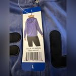 FILA NWT  Womens Velour Quarter Zip Hoodie  Marlin Large Photo 4