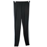 Derek Heart Women's Smooth Stretchy Butter Leggings with White Stripe Sz M Photo 1