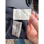 Dress 1980s Navy pleated bodice swing skirt shoulder pads Blue Size 6 Photo 7