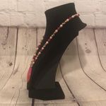 Handmade Handcrafted Pink Stone Beaded Pendant OOAK Photo 2