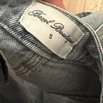 Hazel Boutique  Women’s Light Wash Front Pocket Denim Mini Skirt Size S Photo 2