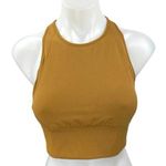 Lululemon  Brown Racerback Sleeveless Yoga Workout Athletic Crop Sports Bra Top 8 Photo 0