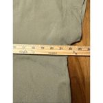 DKNY  V-Neck Chiffon Trim Top Sage Green Size Medium Photo 6