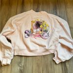 Disney Aristocats Marie portrait Crop Sweatshirt | Light Pink | M | EUC Photo 3