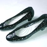 Easy Street  8.5M Black Patent Low Heel Shoes Funeral Photo 0