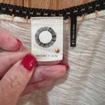 Anthropologie Akemi + Kin Ivory Overlay Embroidered Kiera Boho Blouse Top XS Photo 3