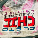 Custo Barcelona Custo Chic high illustration couture Japan themed short sleeve t-shirt. Size 2 Photo 3