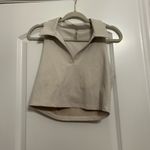 Beyond Yoga  Heathered Collared Crop Top Photo 2