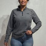 The North Face Gray 1/4 Zip Sweater Sz L Photo 8