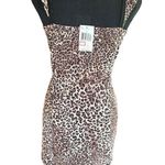 Guess Y2k Leopard Print Bodycon Mini Dress Size L NWT Photo 2