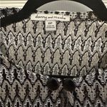 Danny & Nicole  Black and White Textured Jacket Photo 1