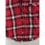 Victoria's Secret Victoria’s Secret‎ Pajama Shirt Women Medium Plaid Long Sleeve Button Up Lounge Photo 6