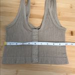 Urban Outfitters Out from Under by  Women's Teen Girl Size XS Ribbed Tan Crop Top Photo 3
