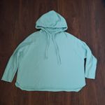 Frank & Eileen  Womens Green Chic Feminine Cotton Oversized Hoodie Size Medium Photo 0