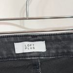 Ann Taylor LOFT Plus Size 26 Jeans Black Skinny High Rise Stretch Denim 1080 Photo 8