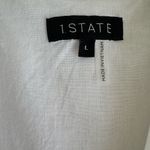 1. State  Linen Blend Double Breasted Sleeveless Dress size Large Cotton Lined Photo 3