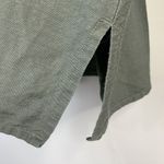 baba Sz L Green Button Front Shirt Embroidered Mesh Detail Long Sleeve Women’s Size L Photo 5