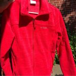 Columbia Sportswear Red Fleece Jacket M Photo 8