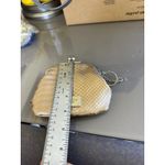 Liz Claiborne  Coin Purse Kisslock‎ Snakeskin Clutch Gold Photo 6