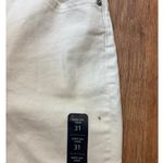 NWT J.Crew Wide Leg Crop Jean In All Day Stretch White Size 31 Photo 4