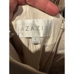 Azazie sexy fitted keyhole halter formal maxi Champagne. dress XXS Photo 14