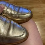 J.Crew J.‎ Crew gold leather Loafers Slip-Ons Photo 2