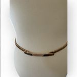 Vintage Snake Metallic Gold Tone Thin Retro Disco Elasticized Stretch Belt Photo 2