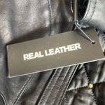 Karl Lagerfeld Studded Quilted Leather Crop Jacket in Black Size Small NWT Photo 4