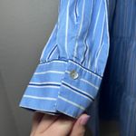 Pomander Place Shades of Blue Stripe Cara Dress Tiered S Preppy Nautical Photo 3