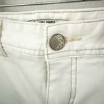 Free People | Destroyed Distressed Skinny Ankle Jeans White Tan Topstitch | 26 Photo 3