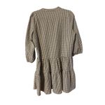 Petal and Pup  Daria Gingham Mini Dress - Black - M/L Photo 6