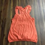 Anthropologie  RicRac Ruffle Orange Tank Photo 3